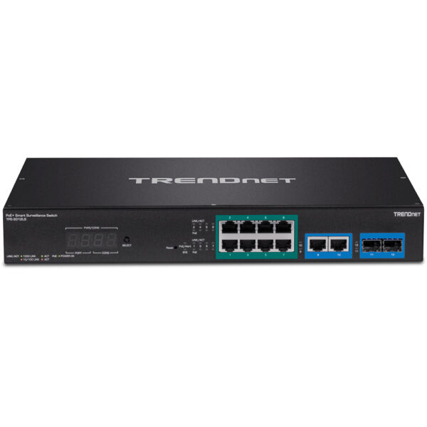 TRENDnet TPE-3012LS - Managed - Gigabit Ethernet (10/100/1000) - Full duplex - Power over Ethernet (PoE) - Rack mounting - 1U