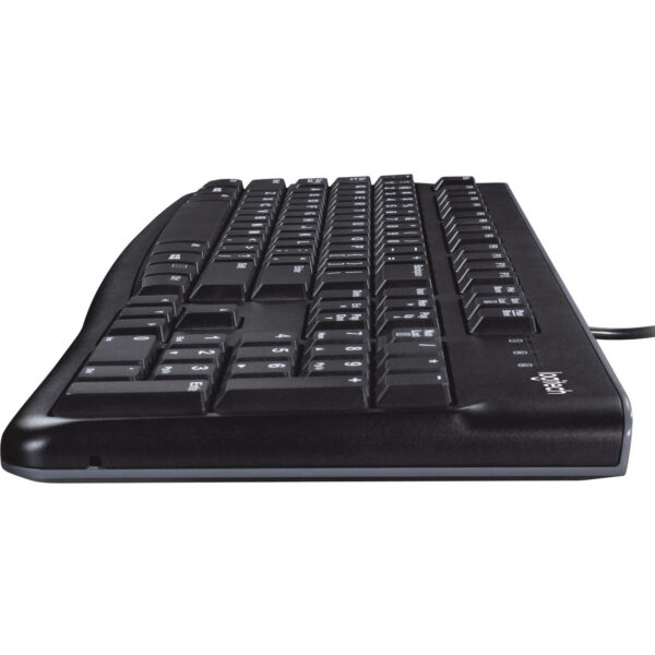 Logitech Desktop MK120 Wired simplicity - Full-size (100%) - Wired - USB - AZERTY - Black - Mouse included - Image 2