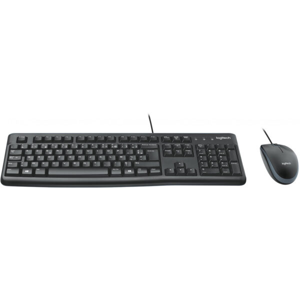Logitech Desktop MK120 Wired simplicity - Full-size (100%) - Wired - USB - AZERTY - Black - Mouse included - Image 7