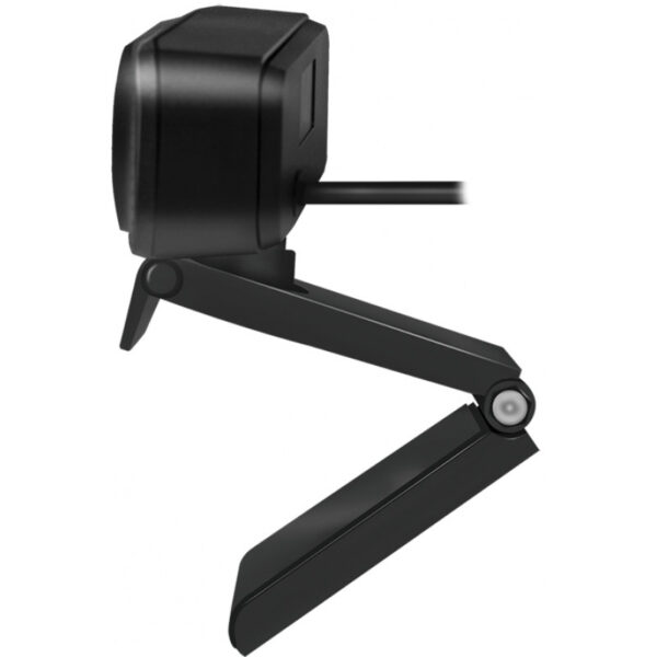 LogiLink Full-HD-USB-Webcam mit Dual-Mikrofon schwarz 96 Grad Weitwinkelobjektiv Fixfokus