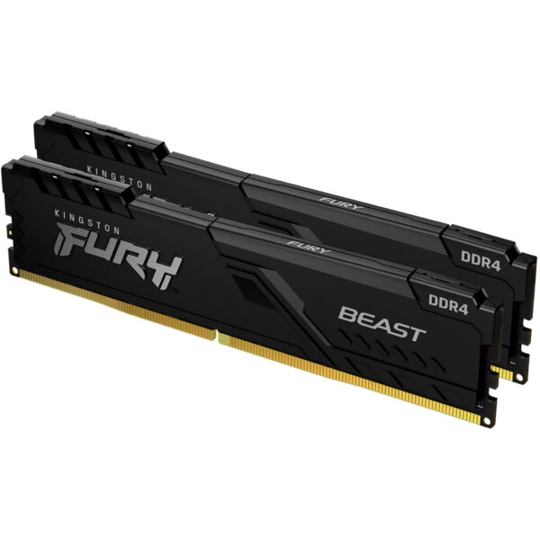 Kingston 32GB DDR4-2666MHz CL16 DIMM Kit of 2 1Gx8 FURY Beast Black - Image 4