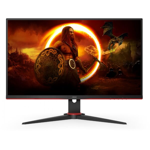 AOC Gaming AGON 24G2SAE - 24 Inch FHD Gaming Monitor, 165Hz, VA, 1ms, FreeSync Premium , Low input Lag, Speakers, Shadow Control (1920 x 1080 @ 165Hz, 350 cd/m² , HDMI 1.4 x 2 / DisplayPort 1.2 x 1) - Image 5