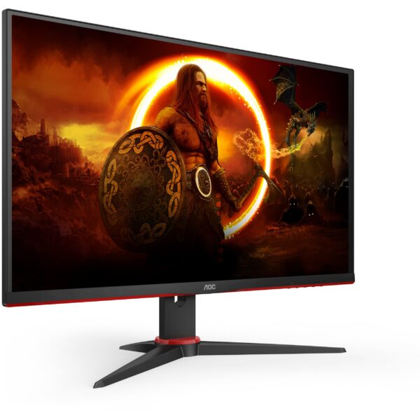 AOC Gaming AGON 24G2SAE - 24 Inch FHD Gaming Monitor, 165Hz, VA, 1ms, FreeSync Premium , Low input Lag, Speakers, Shadow Control (1920 x 1080 @ 165Hz, 350 cd/m² , HDMI 1.4 x 2 / DisplayPort 1.2 x 1) - Image 6
