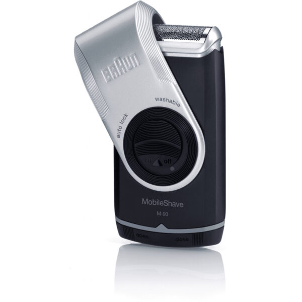 Braun MobileShave PocketGo M90 - Blue - Silver - Battery - 60 h - 180 g - Box - 38 mm - Image 3