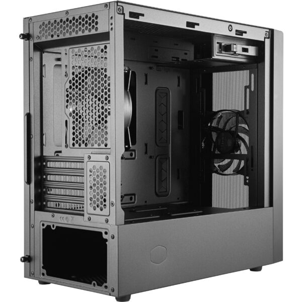 Cooler Master MasterBox NR400 - Mini Tower - PC - Black - micro ATX - Mini-ITX - Plastic - Steel - Tempered glass - Gaming - Image 6