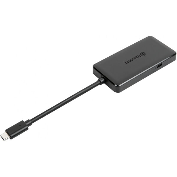 Transcend HUB5C - USB 3.2 Gen 2 (3.1 Gen 2) Type-C - MicroSD (TransFlash) - MicroSDHC - MicroSDXC - SD - SDHC - SDXC - Black - CE/FCC/BSMI/KC/RCM/EAC - USB - 20 V - Image 4