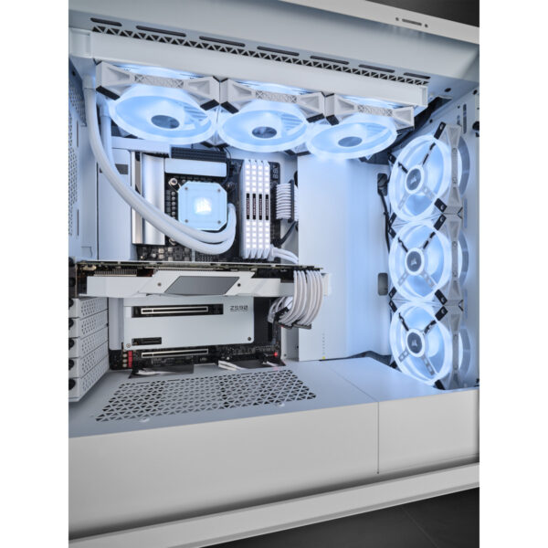 Corsair Case iCUE 5000X RGB QL Ed. TmpGlass W Mid - Image 2