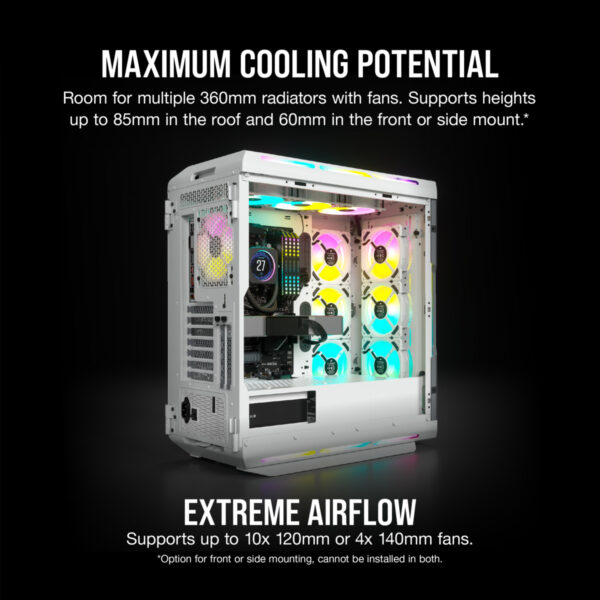 Corsair Case 5000T RGB TG. White Mid - Image 9