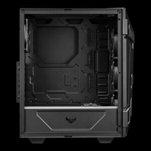 ASUS TUF Gaming GT301 - Midi Tower - PC - Black - ATX - micro ATX - Mini-ATX - Acrylonitrile butadiene styrene (ABS) - Steel - Tempered glass - 16 cm