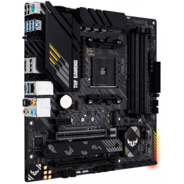 ASUS TUF GAMING B550M PLUS - AMD - Socket AM4 - 3rd Generation AMD Ryzen™ 3 - 3rd Generation AMD Ryzen 5 - 3rd Generation AMD Ryzen™ 7 - 3rd... - DDR4-SDRAM - 128 GB - DIMM - Image 2
