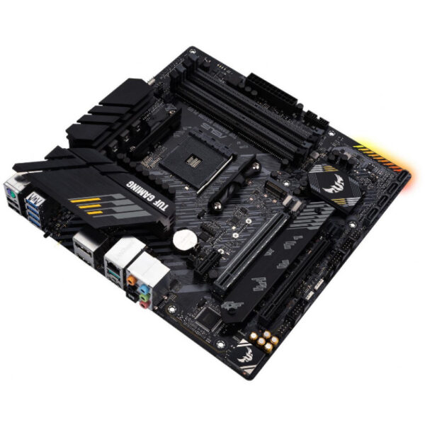 ASUS TUF GAMING B550M PLUS - AMD - Socket AM4 - 3rd Generation AMD Ryzen™ 3 - 3rd Generation AMD Ryzen 5 - 3rd Generation AMD Ryzen™ 7 - 3rd... - DDR4-SDRAM - 128 GB - DIMM - Image 3