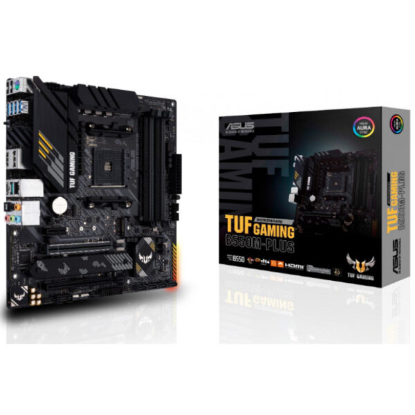 ASUS TUF GAMING B550M PLUS - AMD - Socket AM4 - 3rd Generation AMD Ryzen™ 3 - 3rd Generation AMD Ryzen 5 - 3rd Generation AMD Ryzen™ 7 - 3rd... - DDR4-SDRAM - 128 GB - DIMM - Image 4