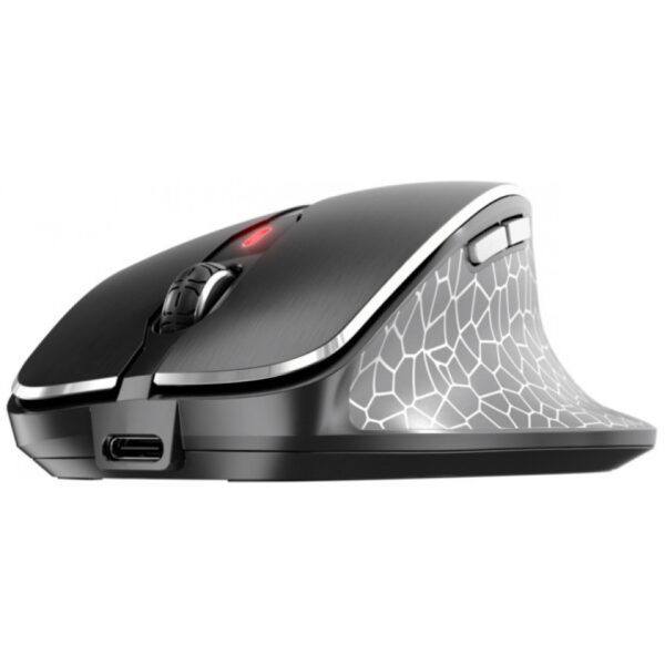 Cherry MW 8C ERGO - Right-hand - Optical - RF Wireless + Bluetooth - 3200 DPI - Black - Grey - Image 3