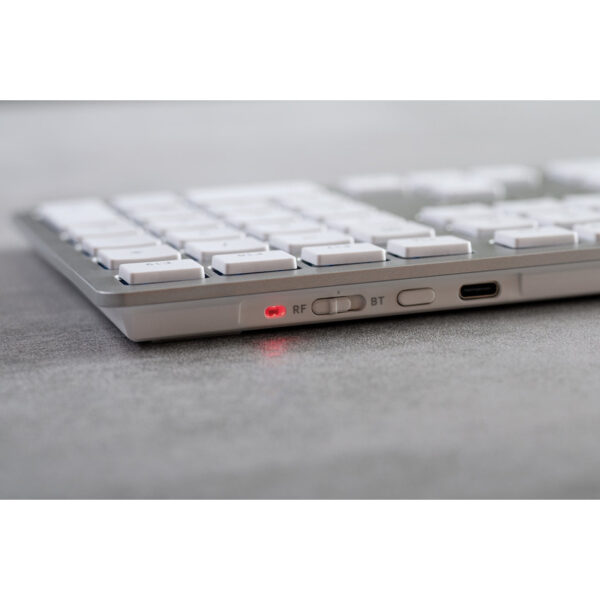 Cherry KW 9100 SLIM FOR MAC - USB + Bluetooth - QWERTZ - Silver - Image 3