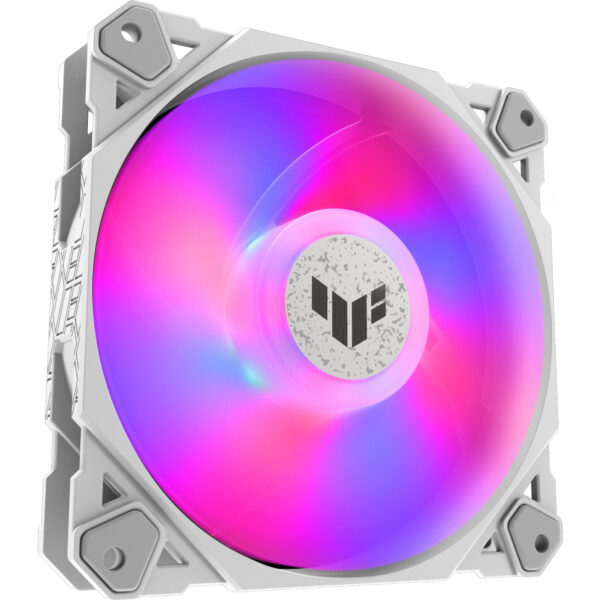 ASUS TUF GAMING TF120 ARGB WHITE EDITION 3IN1 - Air cooler - 12 cm - 250 RPM - 1900 RPM - 29 dB - 76 cfm - Image 3