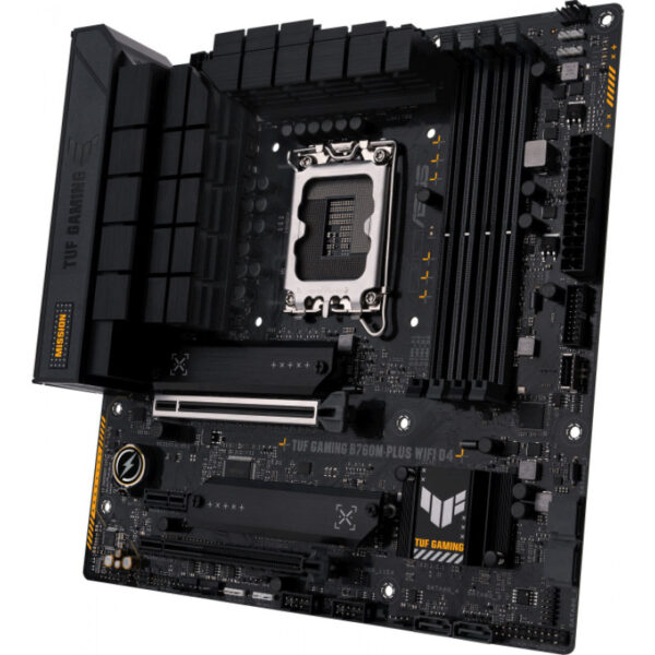 ASUS TUF GAMING B760M-PLUS WIFI D4 - Intel - LGA 1700 - Intel® Celeron® - Intel® Core™ i3 - Intel® Core™ i5 - Intel® Core™ i7 - Intel® Core™ i9,... - LGA 1700 - DDR4-SDRAM - 128 GB - Image 3