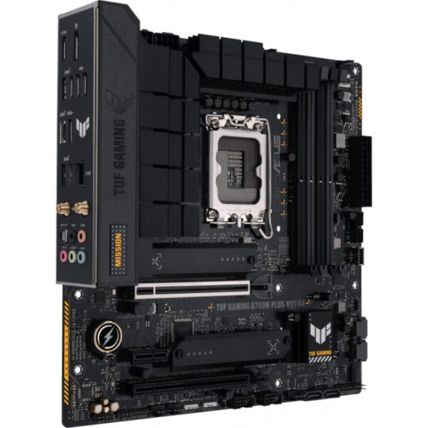 ASUS TUF GAMING B760M-PLUS WIFI D4 - Intel - LGA 1700 - Intel® Celeron® - Intel® Core™ i3 - Intel® Core™ i5 - Intel® Core™ i7 - Intel® Core™ i9,... - LGA 1700 - DDR4-SDRAM - 128 GB - Image 4