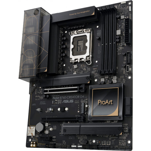 ASUS PROART B760-CREATOR D4 - Intel - LGA 1700 - Intel® Celeron® - Intel® Core™ i3 - Intel® Core™ i5 - Intel® Core™ i7 - Intel® Core™ i9,... - LGA 1700 - DDR4-SDRAM - 128 GB - Image 2