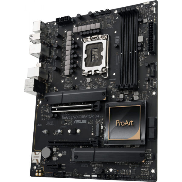 ASUS PROART B760-CREATOR D4 - Intel - LGA 1700 - Intel® Celeron® - Intel® Core™ i3 - Intel® Core™ i5 - Intel® Core™ i7 - Intel® Core™ i9,... - LGA 1700 - DDR4-SDRAM - 128 GB - Image 6