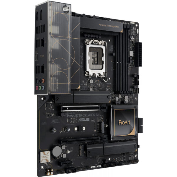 ASUS PROART B760-CREATOR D4 - Intel - LGA 1700 - Intel® Celeron® - Intel® Core™ i3 - Intel® Core™ i5 - Intel® Core™ i7 - Intel® Core™ i9,... - LGA 1700 - DDR4-SDRAM - 128 GB - Image 9