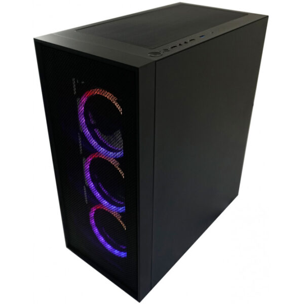 LC-Power Gehäuse Gaming 802B-ON Black Wandererd_X RGB black retail - PS/2 - Silver - Image 9