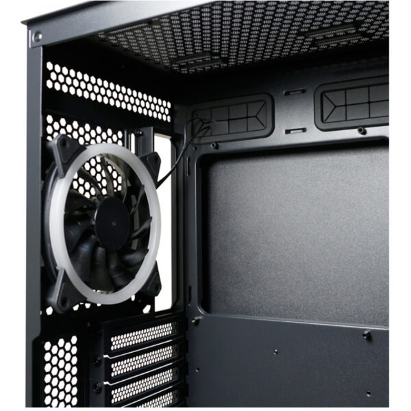 LC-Power Gehäuse Gaming 802B-ON Black Wandererd_X RGB black retail - PS/2 - Silver - Image 14
