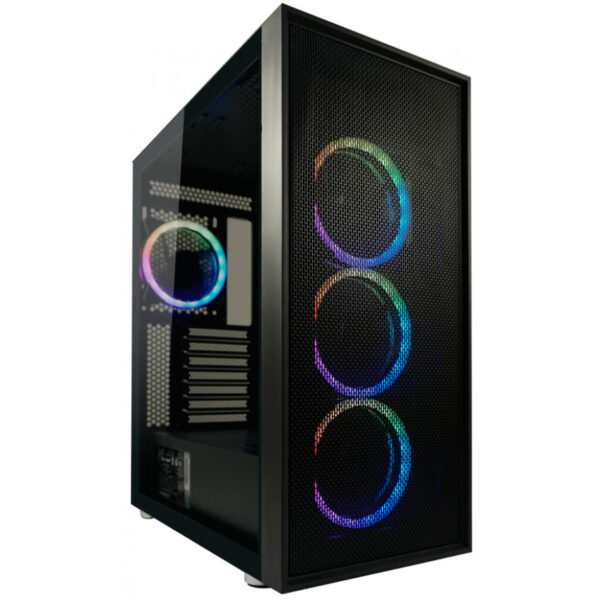 LC-Power Gehäuse Gaming 802B-ON Black Wandererd_X RGB black retail - PS/2 - Silver - Image 19