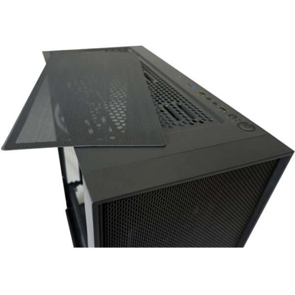 LC-Power Gehäuse Gaming 802B-ON Black Wandererd_X RGB black retail - PS/2 - Silver - Image 8