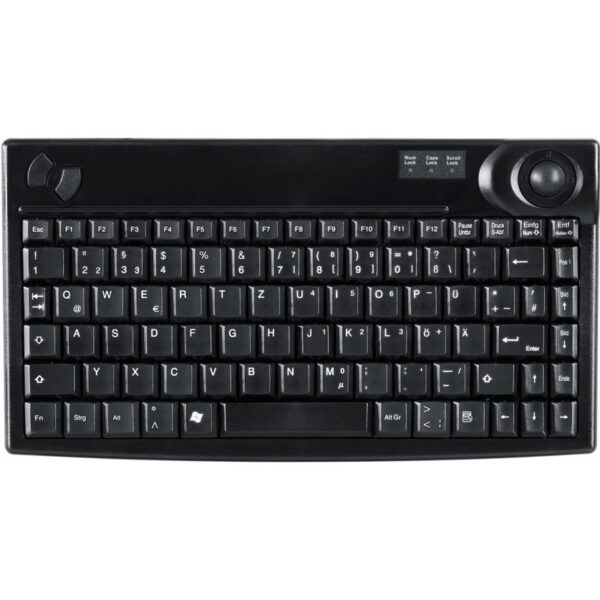 Cherry Active Key AK-440-TI - Full-size (100%) - Wired - USB - QWERTY - Black