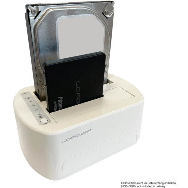 LC-Power Dockingstation USB 3.2 2.5 in/3.5 in SATA/SSD