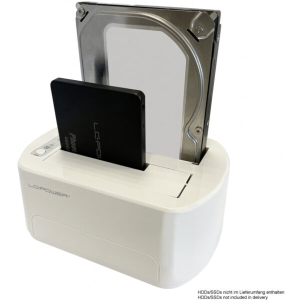 LC-Power Dockingstation USB 3.2 2.5 in/3.5 in SATA/SSD - Image 5