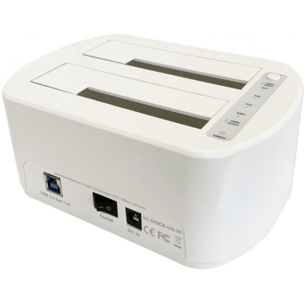 LC-Power Dockingstation USB 3.2 2.5 in/3.5 in SATA/SSD - Image 7