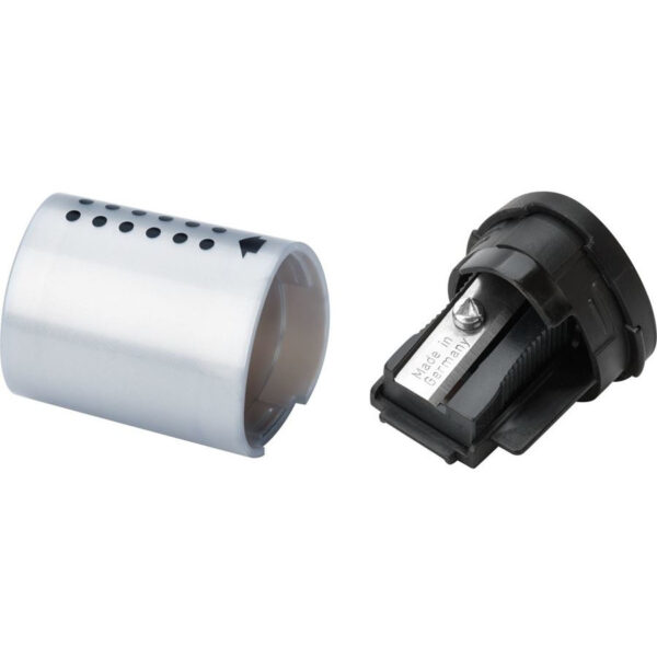 FABER-CASTELL 183700 - Manual pencil sharpener - Black,Silver - Ambidextrous