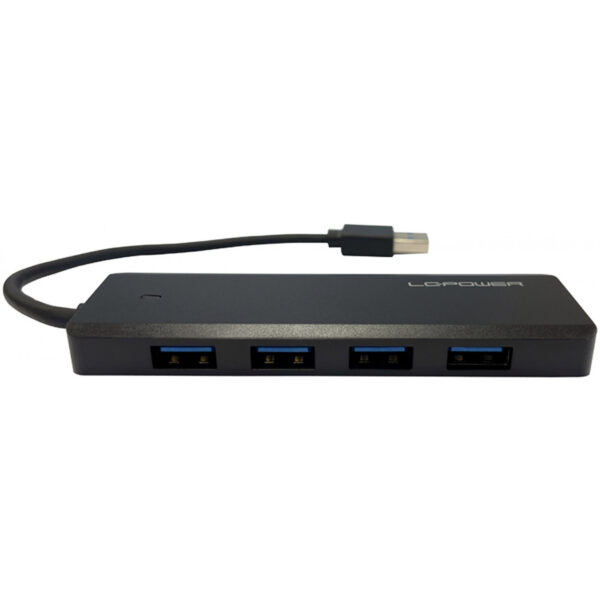 LC-Power LC-HUB-U3-4-V2 4xUSBA 1XUSB-C Black retail - Image 2