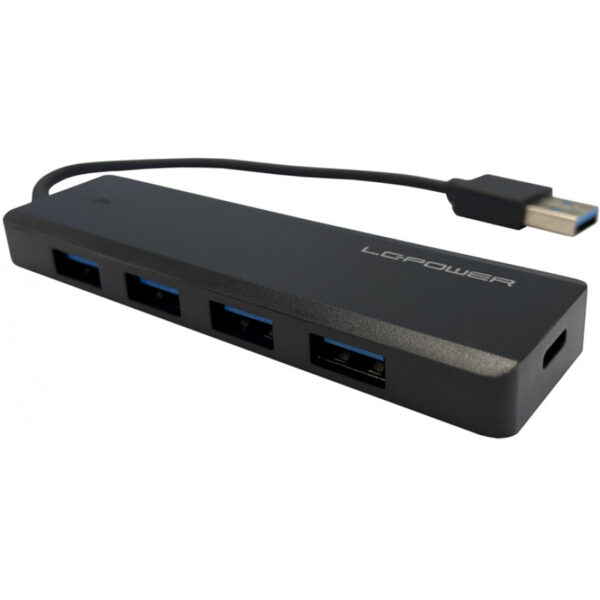LC-Power LC-HUB-U3-4-V2 4xUSBA 1XUSB-C Black retail - Image 7