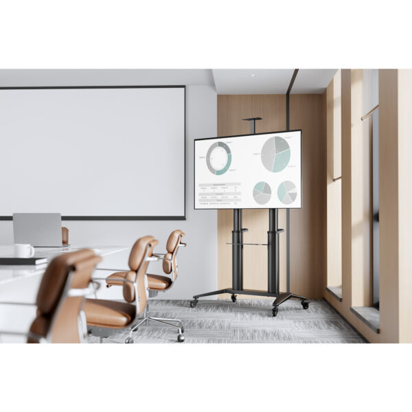 DIGITUS Collaboration Trolley / TV Presentation Cart - Image 3