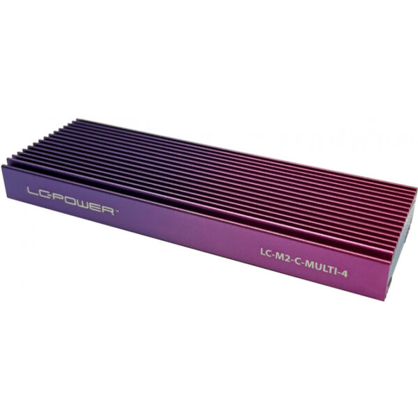 LC-Power SSD-Gehäuse LC-M2-C-Multi-4 -M.2 NVMe & SATA - Cable - Digital
