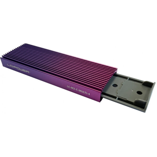 LC-Power SSD-Gehäuse LC-M2-C-Multi-4 -M.2 NVMe & SATA - Cable - Digital - Image 5