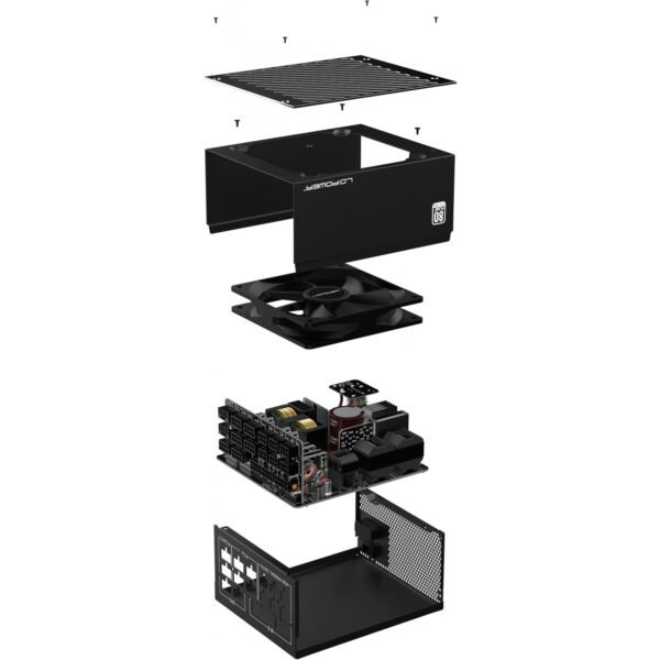 LC-Power Netzteil LC1200P V3.0 1200 W - Power Supply - ATX - Image 3
