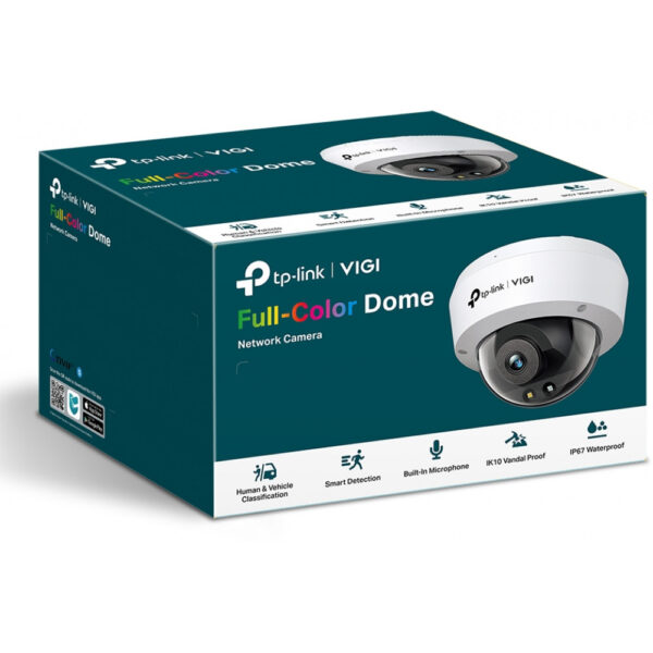 TP-LINK VIGI 5MP Full-Color Dome Network Camera - IP security camera - Indoor & outdoor - Wired - 120 dB - CE - NTRA - VCCI - KC - BSMI - FCC - IC - Ceiling - Image 9