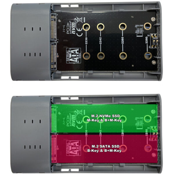 LC-Power Dockingstation USB 3.2 8.89cm/3.5" SATA-HDD - Image 9