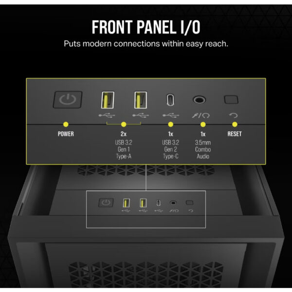 Corsair Case 5000D Airflow Core TempGlass Black - Image 2