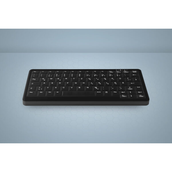 Cherry Wireless Hygiene Mini Notebook Style Keyboard Sealed USB Black