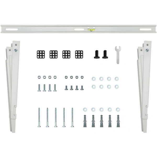 InLine Bracket for split air conditioner outdoor unit or heat pump - white - Image 12