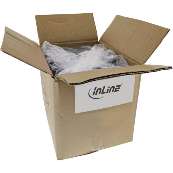 InLine 40pcs. Bulk-Pack power cable - C14 male / CEE 7/7 female