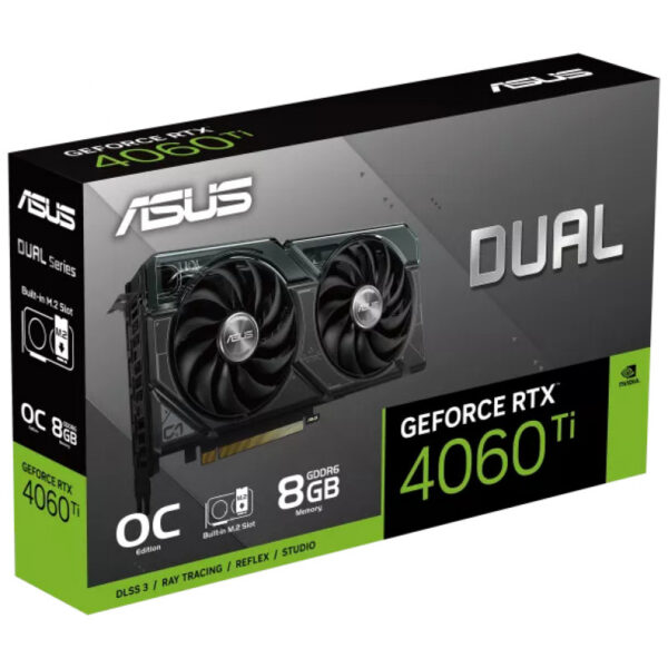 ASUS VGA Asus RTX4060TI 8GB Dual OC SSD - PCI-Express - 8,192 MB - Image 4