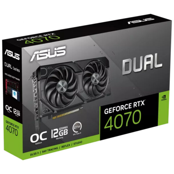 ASUS VGA Asus RTX4070 12GB Dual O12G EVO - PCI - 12,288 MB - Image 7