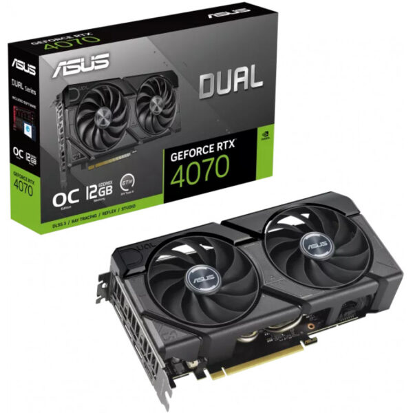 ASUS VGA Asus RTX4070 12GB Dual O12G EVO - PCI - 12,288 MB - Image 8