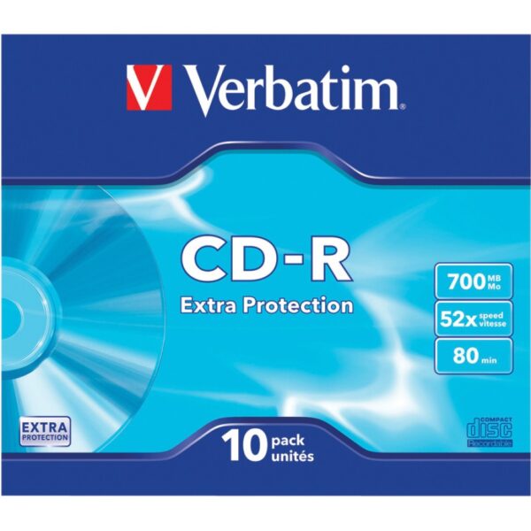Verbatim 10 x CD-R - CD-R - 0.7 GB - Slim Case