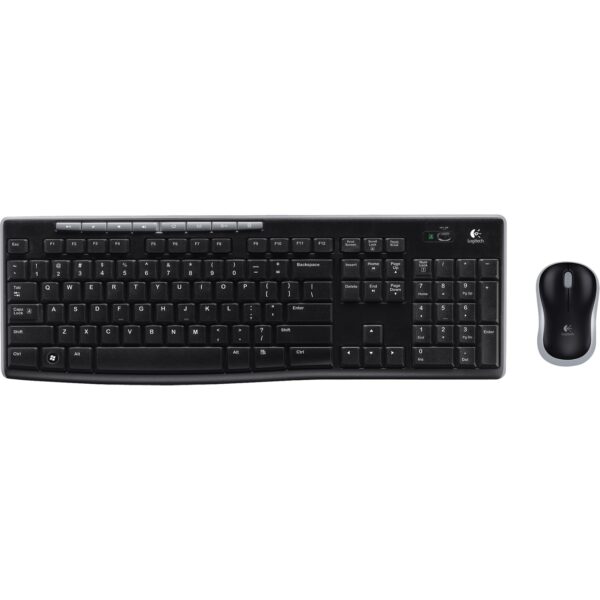 Logitech Wireless Combo MK270 - Keyboard - QWERTY - Black - Image 5